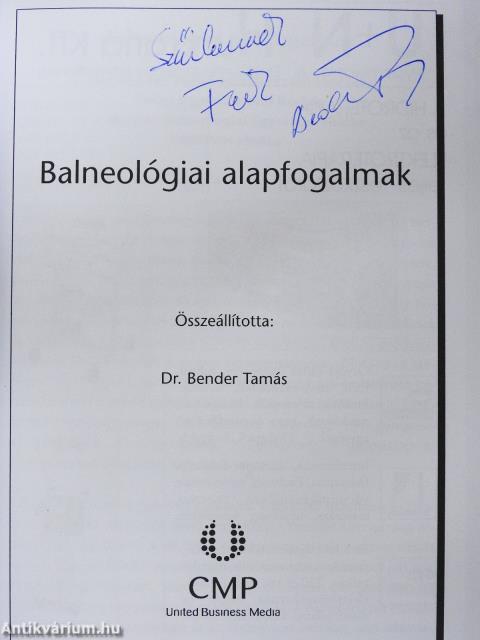 Pharmindex Rehabilitációs- és Balneoterápia, Wellness 2004 (dedikált példány)