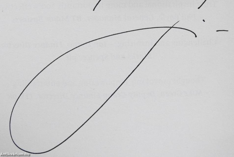 Taming tigers (dedikált példány)