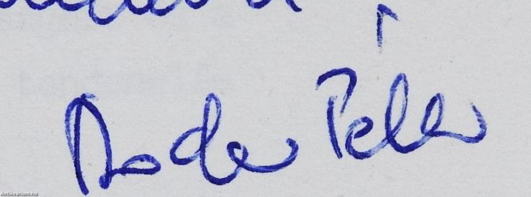 Cseppben a tenger (dedikált példány)