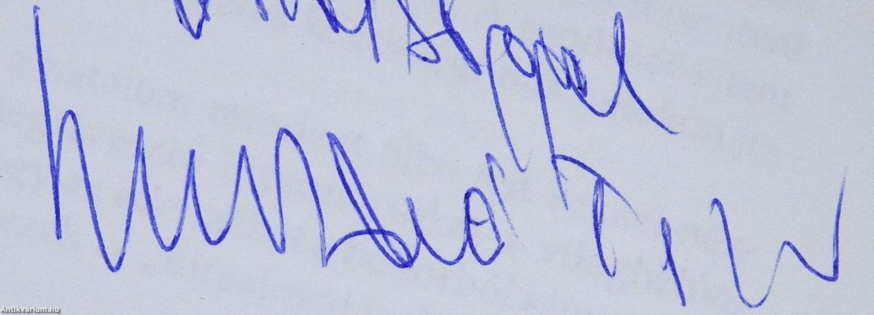 A lázadás (dedikált példány)