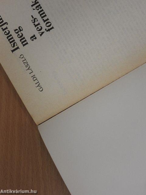 Ismerjük meg a versformákat!