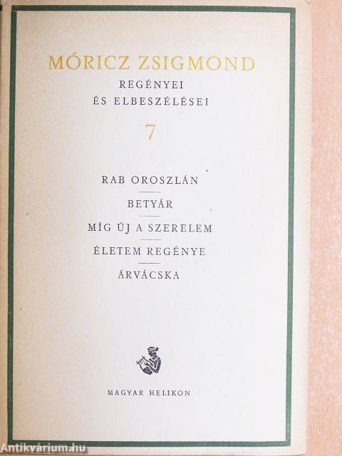 Móricz Zsigmond regényei és elbeszélései 7.