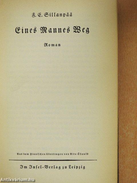 Eines Mannes Weg (gótbetűs)