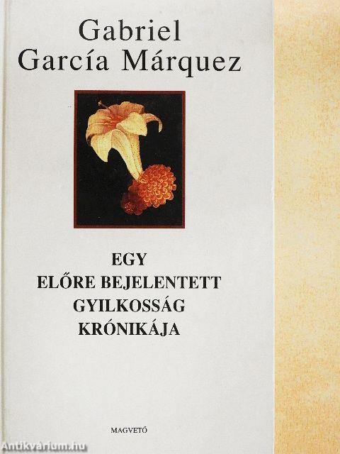 Egy előre bejelentett gyilkosság krónikája