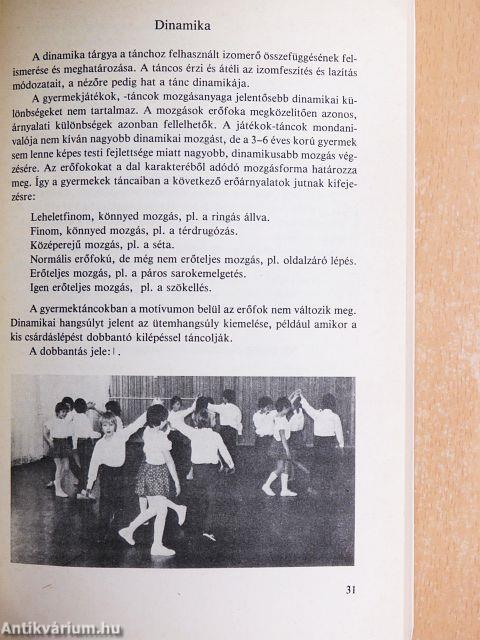 Táncosjátékok az óvodában