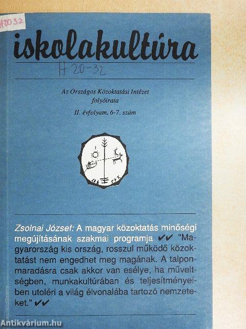 Iskolakultúra 1992/6-7.