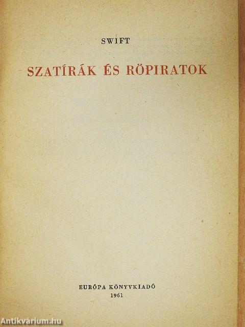 Szatírák és röpiratok