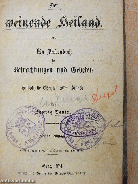 Der weinende Heiland (gótbetűs)