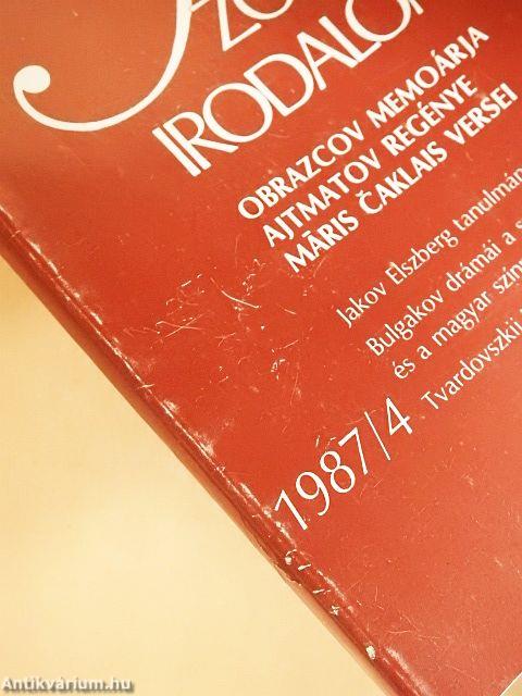 Szovjet Irodalom 1987/4.