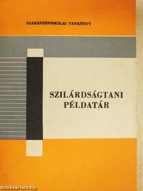 Szilárdságtani példatár