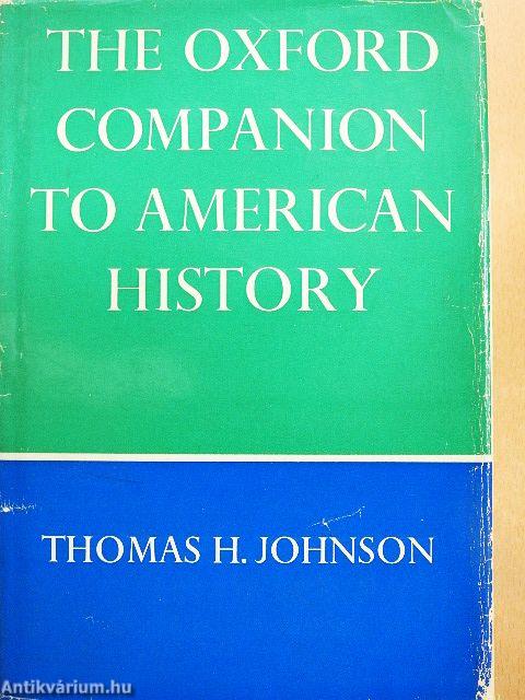 The Oxford Companion to American History