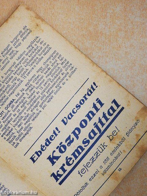 Tejtermékek kis szakácskönyve a magyar konyhán