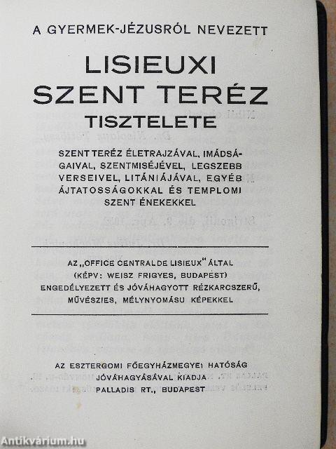 A gyermek-Jézusról nevezett Lisieuxi Szent Teréz tisztelete