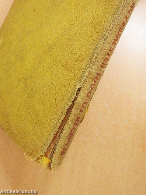 Az ínyesmester ezer új receptje (rossz állapotú)