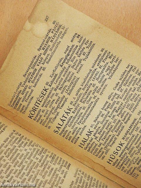 Az Uj Idők második receptkönyve (rossz állapotú)