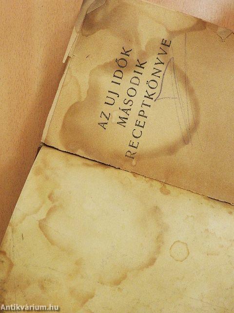 Az Uj Idők második receptkönyve (rossz állapotú)