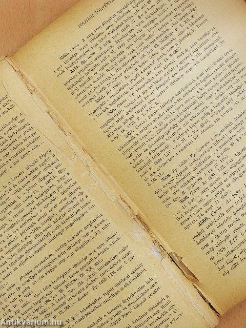 Felsőbiróságaink elvi határozatai III. (rossz állapotú)