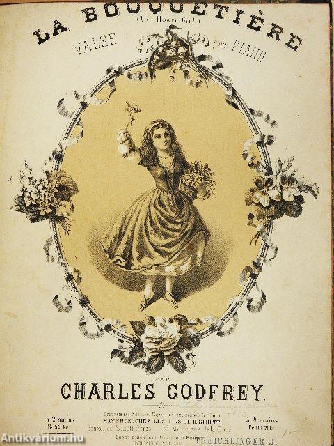 Kották egyedi gyűjteménye keringőkhöz, sanzonokhoz és operákhoz, hangszeres kíséretre és énekhangra