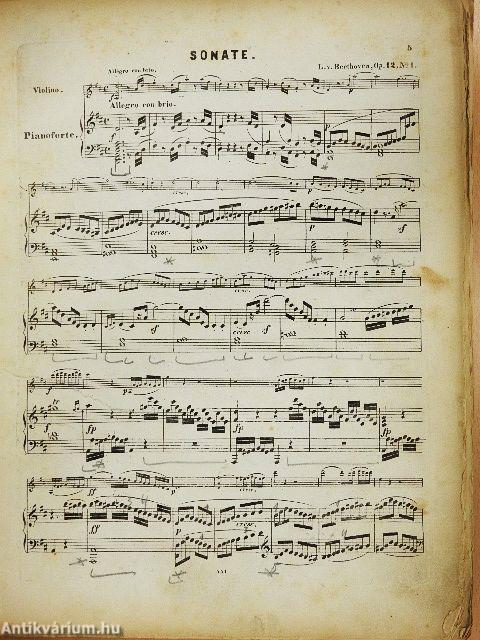 Sonaten für pianoforte und violine I-II.