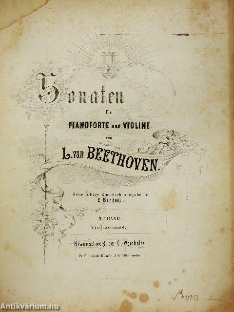 Sonaten für pianoforte und violine I-II.