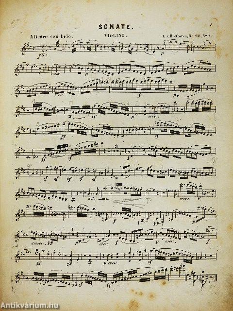 Sonaten für pianoforte und violine I-II.