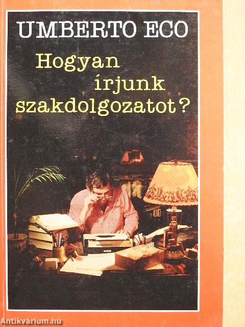 Hogyan írjunk szakdolgozatot?