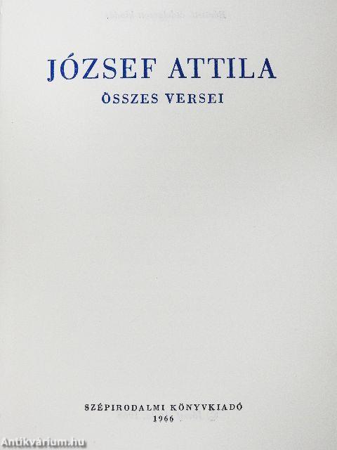 József Attila összes versei