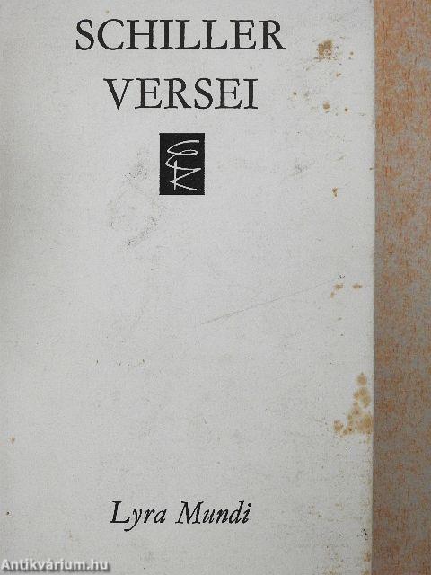 Friedrich Schiller versei