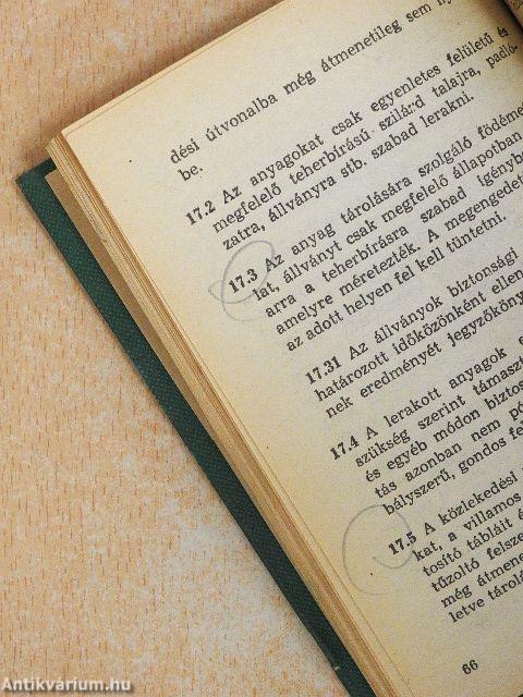 Általános balesetelhárító és egészségvédő óvórendszabály