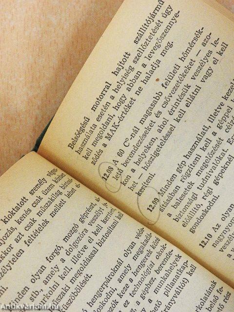 Általános balesetelhárító és egészségvédő óvórendszabály