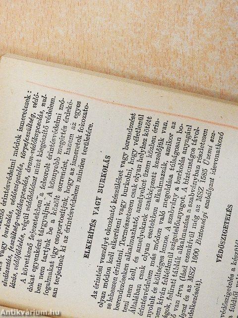 Az elektromosság biztonságtechnikája