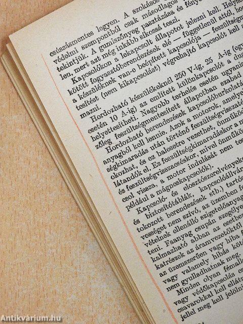 Az elektromosság biztonságtechnikája