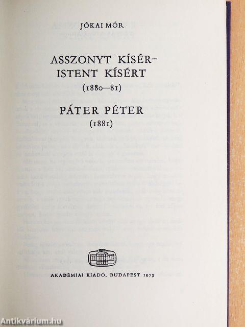 Asszonyt kísér - Istent kísért/Páter Péter