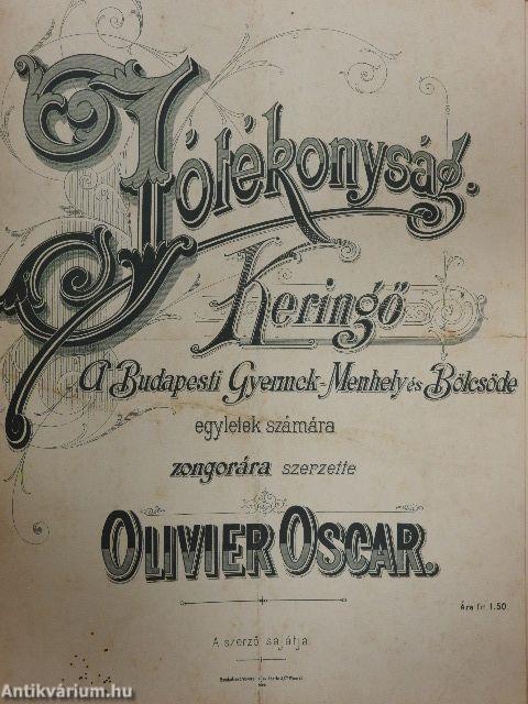 Kották egyedi gyűjteménye keringőkhöz, sanzonokhoz és operákhoz, hangszeres kíséretre és énekhangra