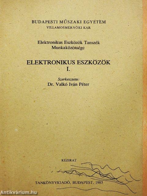 Elektronikus eszközök I.