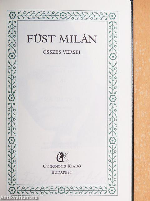 Füst Milán összes versei