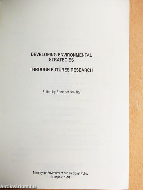 Developing Environmental Strategies