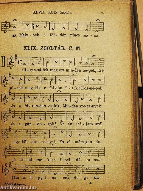 Közönséges isteni tiszteletre rendelt Énekes-könyv