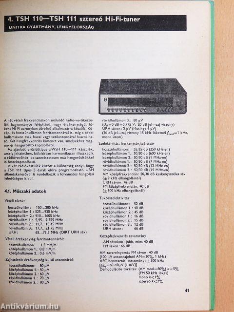 Sztereó rádiók szervizkönyve III.