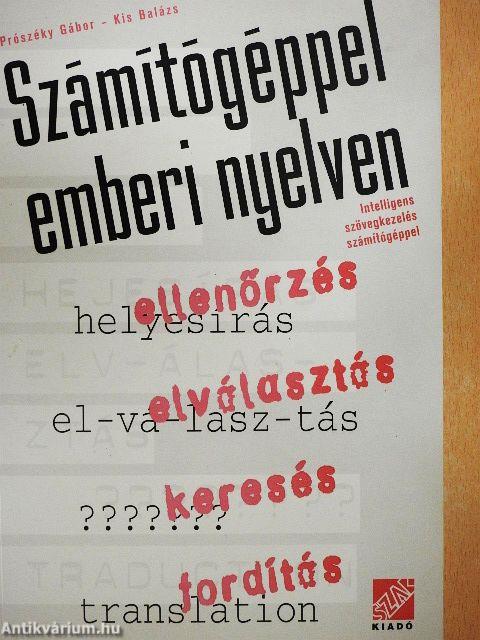 Számítógéppel - emberi nyelven