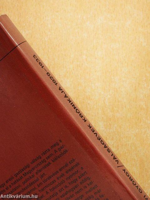 Válságévek krónikája 1929-1933