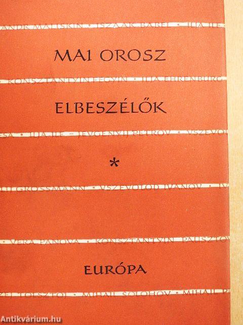 Mai orosz elbeszélők