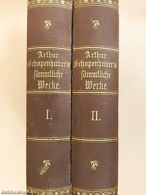 Die Welt als Wille und Vorstellung I-II. (gótbetűs)