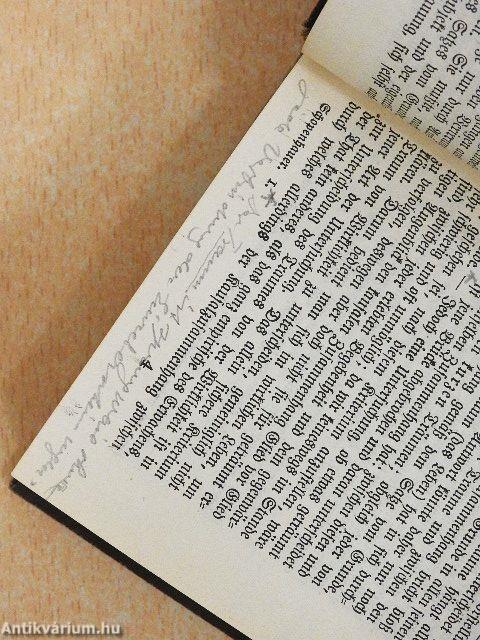 Die Welt als Wille und Vorstellung I-II. (gótbetűs)