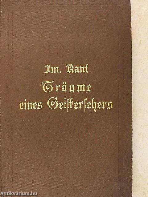 Träume eines Geistersehers (gótbetűs)