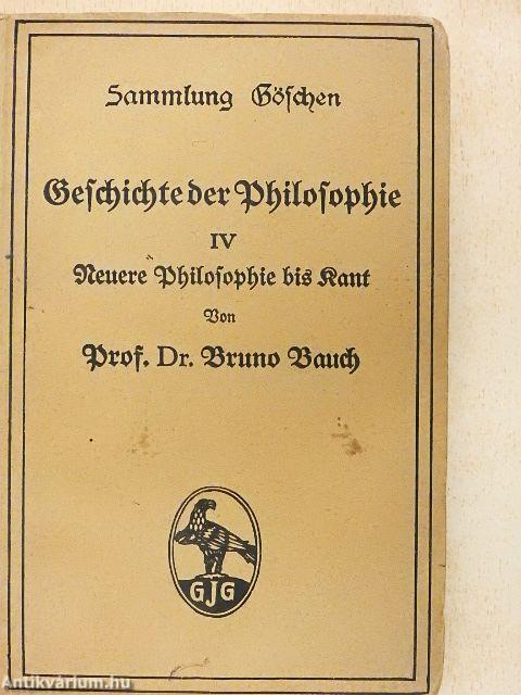 Geschichte der Philosophie IV. (gótbetűs)