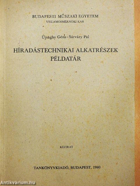 Híradástechnikai alkatrészek példatár