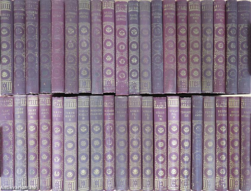 "40 kötet az Élő könyvek-Magyar Klasszikusok sorozatból (nem teljes sorozat)"