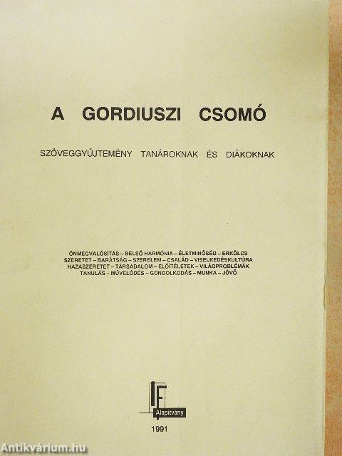 A gordiuszi csomó