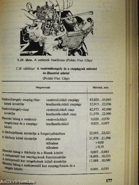 Autószerelők zsebkönyve